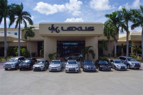 Lexus margate - JM Lexus. Local Car Dealership Selling New Lexus and Used Cars. Broward County. (954) 972-2200. Directions to JM Lexus. , , Search for Broward County Lexus dealers and head to JM Lexus in Florida. We have new Lexus models for sale at our FL Lexus dealer, so schedule a test-drive. 